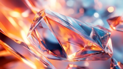 Abstract Crystal Background