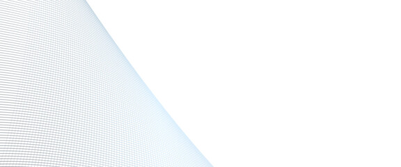 Poster - Vector pattern of lines abstract Transparent wave textures white waves and lines pattern template.