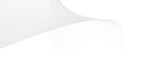 Poster - vector abstract background with wavy line style white transparent background with curved design.