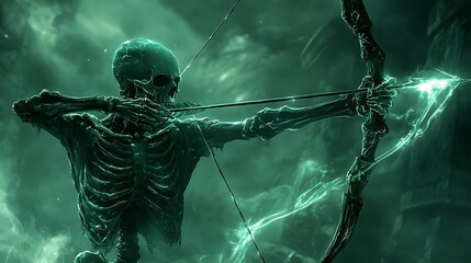 Wall Mural -  a skeleton archer