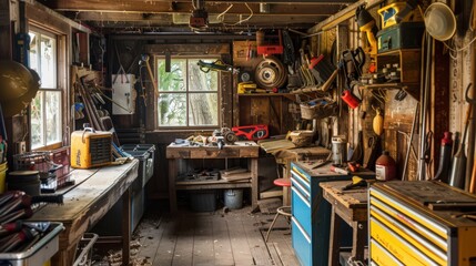 Poster - What are some creative storage solutions for organizing a cluttered garage or workshop