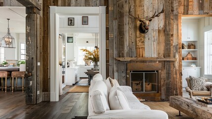 Poster - What are some creative ways to incorporate reclaimed wood into farmhouse interiors