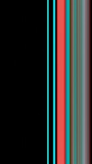 Aufkleber - Abstract Vertical Light Stripes in Red and Cyan