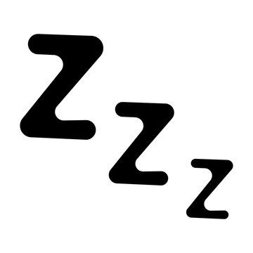 Sleep ZZZ Speech Bubble Icon