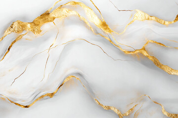 Canvas Print - Gold Marble Texture.