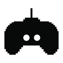 Gaming equipment Clipart, Gamer Silhouette,   game controller Illustration black and white