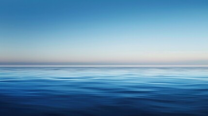 Wall Mural - A calm blue ocean with no visible land