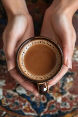 Wall Mural - Person Holding Coffee Cup