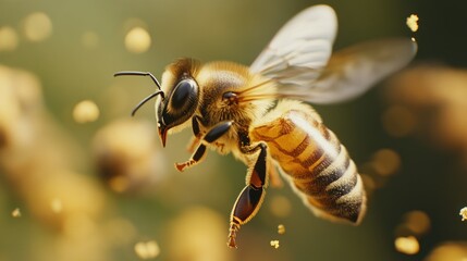 Poster - Bee In Flight