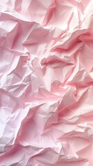 Aufkleber - A crumpled light pink surface showcases soft light and shadow, creating an aesthetically pleasing backdrop for creative endeavors