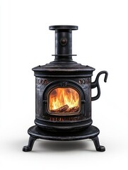 Wall Mural - Stove with flame