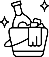 Poster - Alcohol drink icon