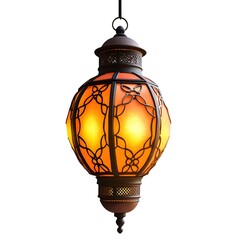 Wall Mural - Ornate Hanging Lantern with Intricate Design.