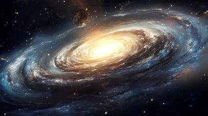 swirling galaxy in deep space. cosmic phenomena. universe exploration and astronomy concept. travel 