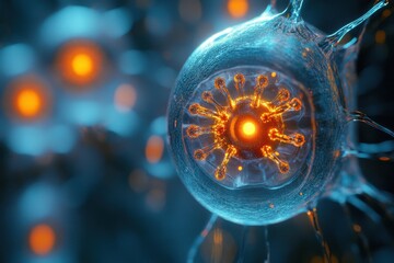 Poster - Innovative medical nanotechnology implants, designed to enhance patient care, improve recovery times, and offer precise treatment solutions for various health conditions