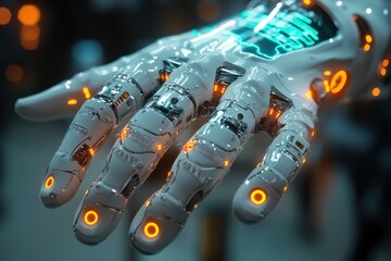 Poster - Nanotech Innovations in Wearable Technology, exploring advanced materials and functionalities enhancing smart devices, improving health monitoring, and personalizing user experiences.