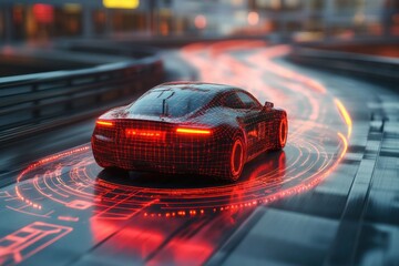 Poster - nanotechnology advancements in autonomous vehicles for improved safety, exploring innovative materia