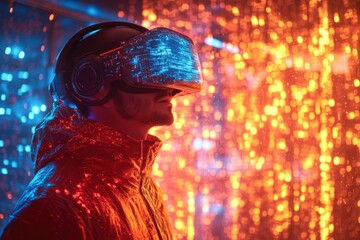 Poster - Nanotech-Enhanced Immersive Virtual Reality, explores cutting-edge technology that seamlessly integrates nanotechnology into virtual environments for unparalleled user engagement and interaction.