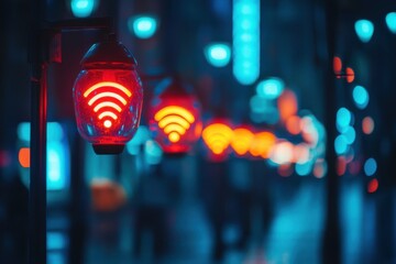 Poster - advanced nanotechnology transforms wireless communication systems, enabling faster data transfer, im