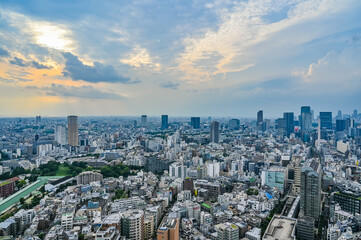 Wall Mural - 日本の東京の都市風景