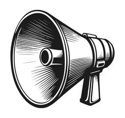 Megaphone Drawing Vector