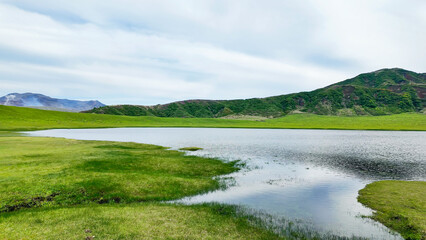 Poster - 阿蘇・草千里ヶ浜の風景