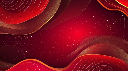 Poster - Soft Red Background Design for Christmas and Valentine's Day