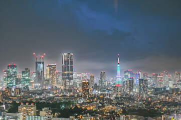 Wall Mural - 日本の首都東京の夜景