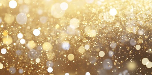 Wall Mural - with a vintage glitter lighting background, silver and gold are featured.