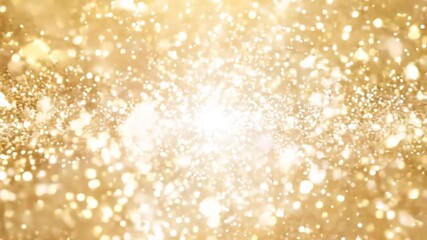 Wall Mural - Golden Sparkle Burst
