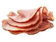 © Asier - Smoked ham slice isolated on white background.. PNG transparent.