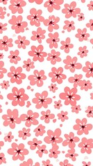 Poster - Sakura pattern backgrounds flower.