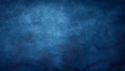 Wall Mural - plain one color sapphire blue photography backdrop chiaroscuro effect slightly cloudy textured backdrop