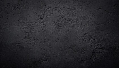 Wall Mural - black gray rough dark wall texture background