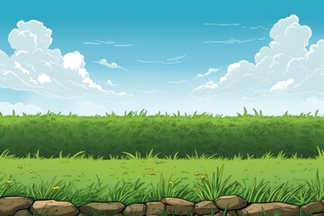 Poster - Grass grassland landscape outdoors.