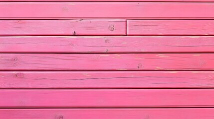 Wall Mural - pink horizontal wooden background