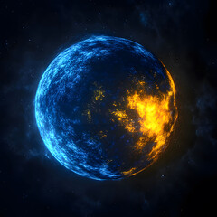 Wall Mural - planet in space. generative ai