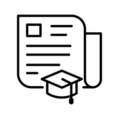 Poster - Journalism Education Vector Icon