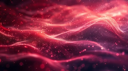 Wall Mural - 3d render particles, abstract 3d renderings, exture background, 3d, pinkcolor, glow, bokeh, texture,