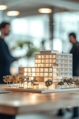 Aufkleber -  Architectural model of a modern house