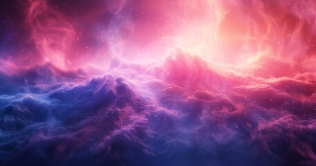 Wall Mural - Cosmic Nebula Scene in Space