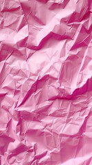 Poster - A flat pink background displays a crumpled paper texture, creating a soft and gentle visual appeal for creative use