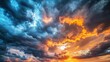 © Pricha.RT - Dramatic clouds during a vibrant sunset, creating a stunning sky view.
