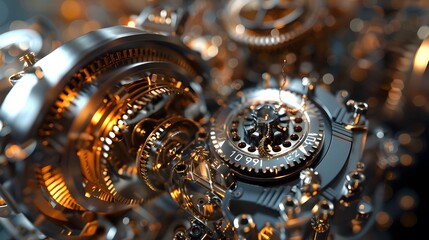 Poster - A detailed visualization of quantum gates manipulating qubits, presented as intricate and futuristic machinery that orchestrates complex operations in a quantum computing environment