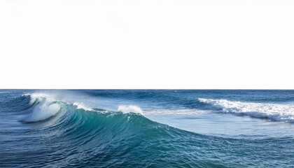 Canvas Print - ocean waves isolated on transaprent background