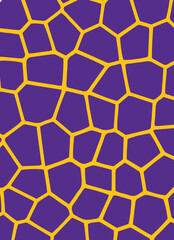 Voronoi diagram geometric tile texture, background, stone texture, print fabric vector mosaic patterns. Irregular cells background pattern. 2D Geometric shapes.