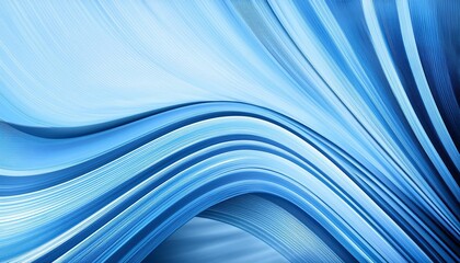 abstract curved line illustration in blue shades