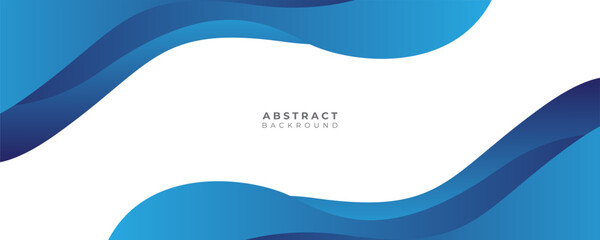 dynamic abstract blue wave design on white background. ideal for presentations, web design, or brand