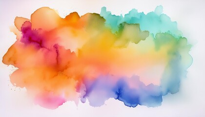 Canvas Print - abstract watercolor background with copy space image available