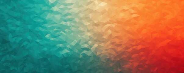 Teal red orange gradient gritty grunge vector brush stroke color halftone pattern